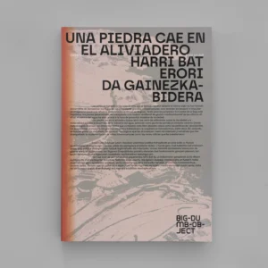 Una piedra cae en el aliviadero / Harri bat erori da gainezkabidera